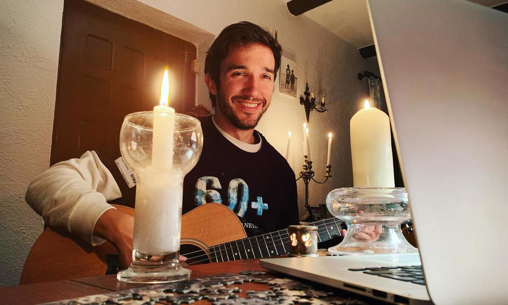 Earth Hour 2020 celebrations in Portugal. 