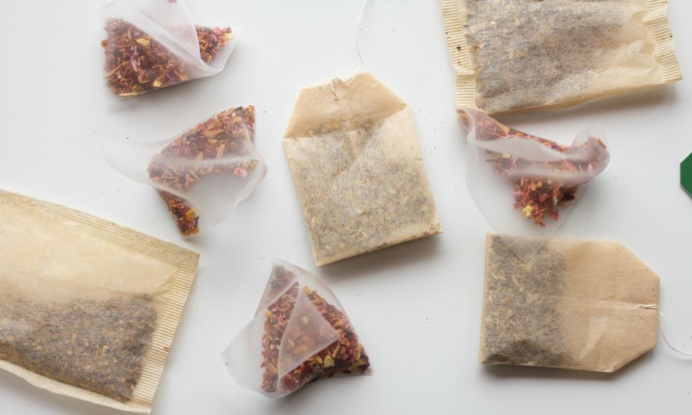 Different types of tea bags