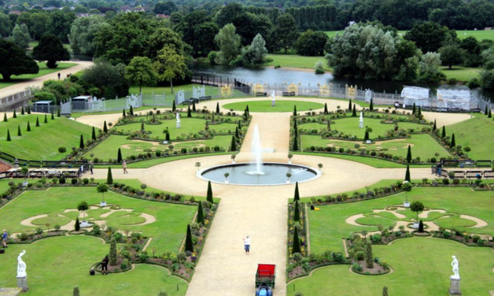 Hampton Court Palace Grounds View