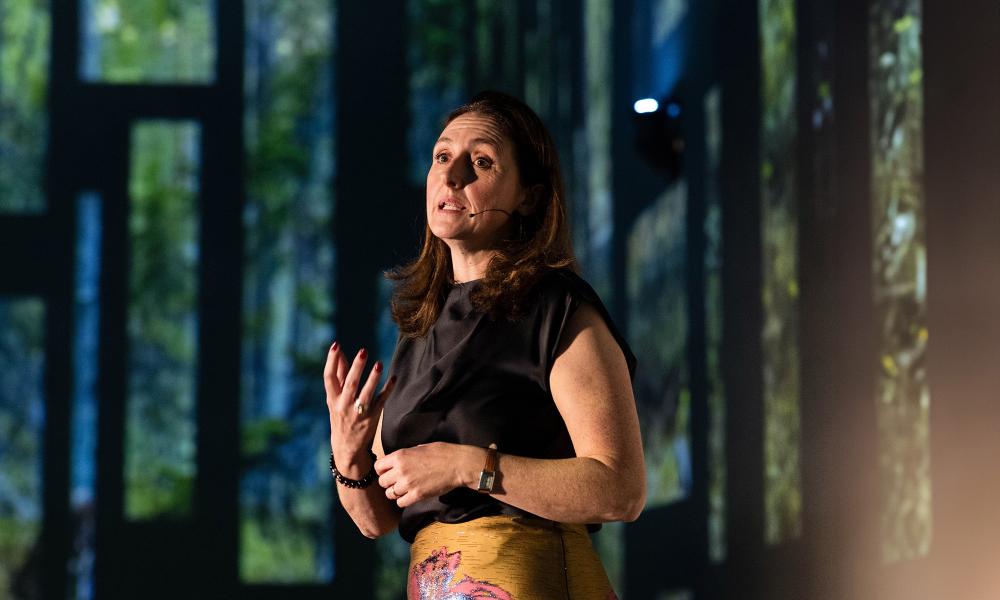 Tanya Steele at the state of the planet address 2023