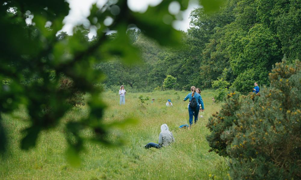Children from a local school in Norfolk visit the River Nar alongside the Norfolk Rivers Trust as part of their Access to Nature activity.