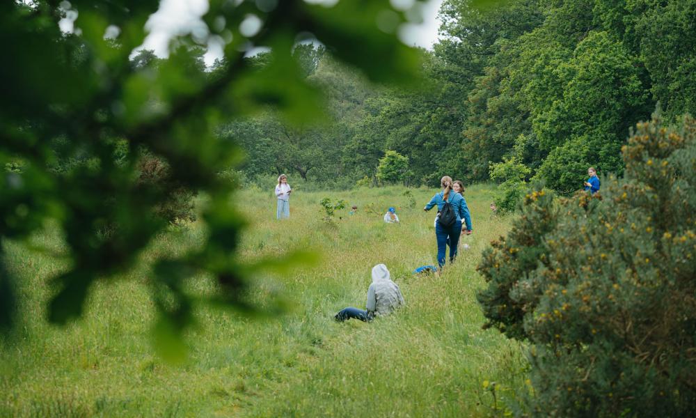 Children from a local school in Norfolk visit the River Nar alongside the Norfolk Rivers Trust as part of their Access to Nature activity.