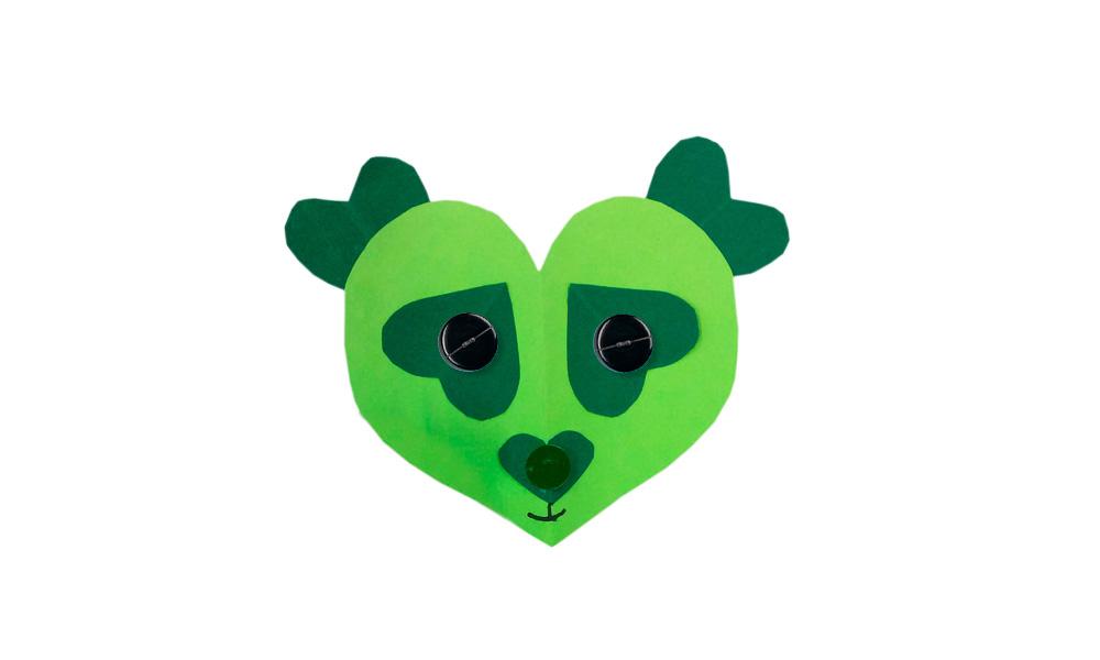 V panda heart