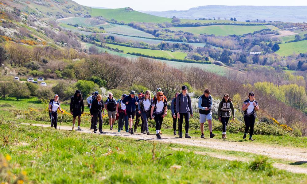 WWF Hikers in the Isle of Wight