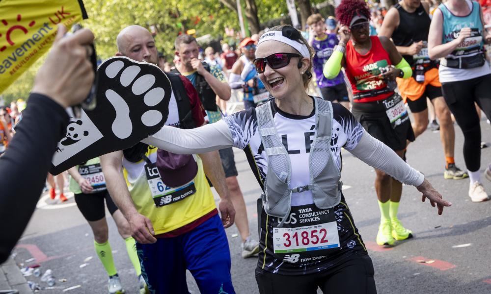 WWF Runners at the 2025 London Marathon