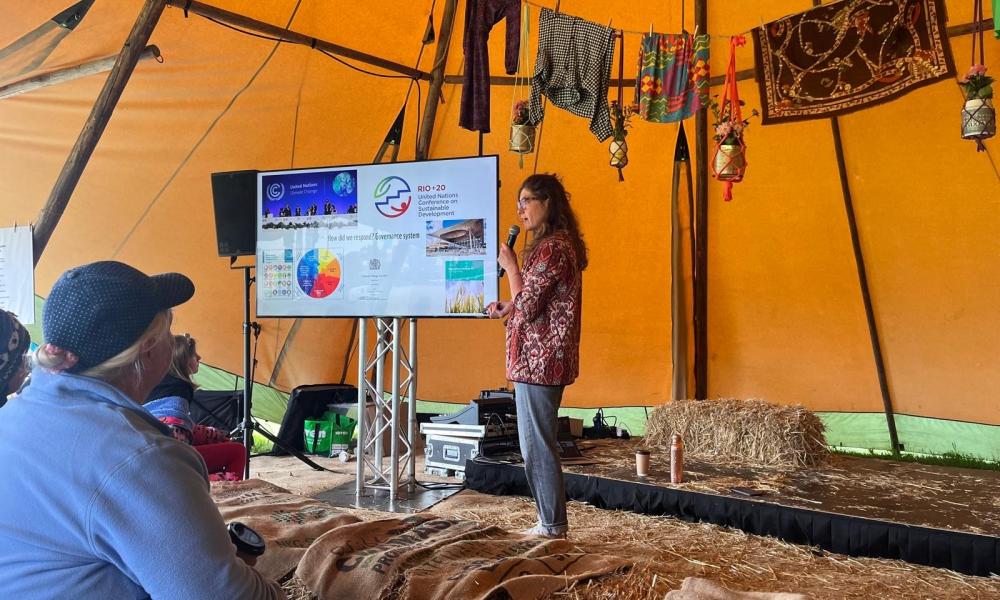 Jessica McQuade talk at the Big Retreat Festival