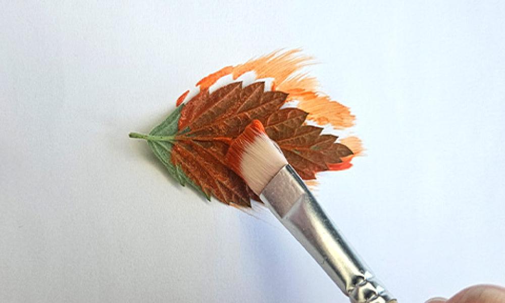 GW Leaf printing step 1