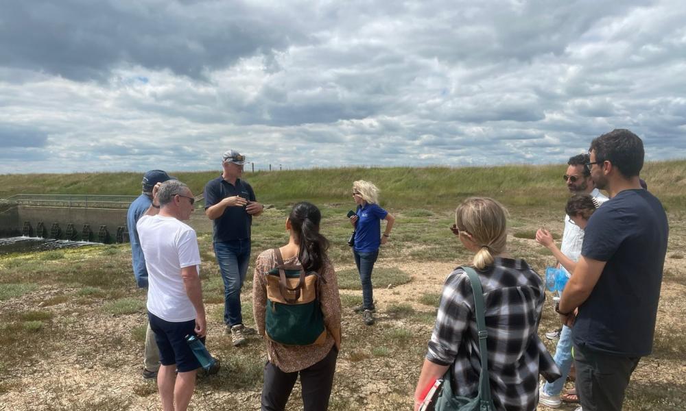 Saltmarsh trip with WWF members