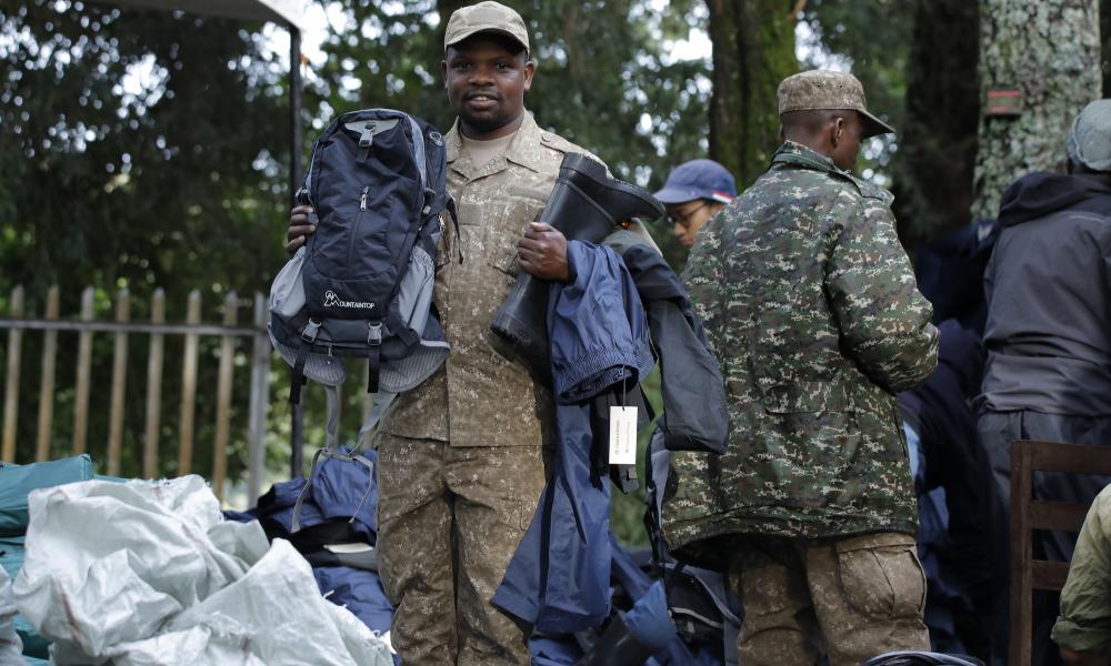 Census Teams getting field equipment