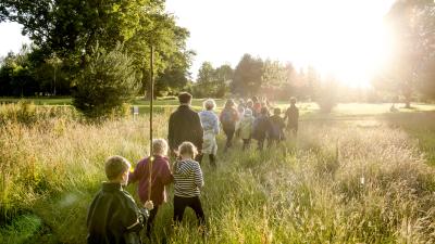 Green Ambassadors on a nature walk © Richard Stonehouse / WWF-UK