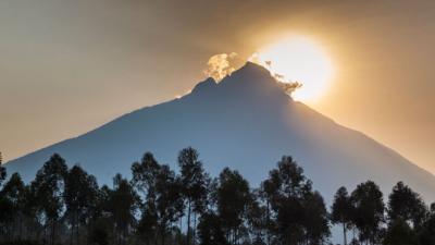 Sunrise over Mount Mikeno, Virunga National Park