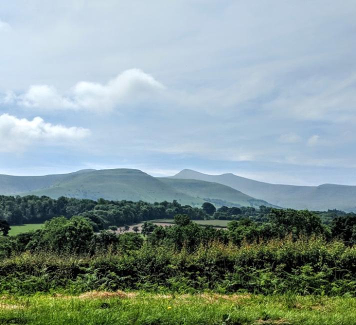Welsh skyline