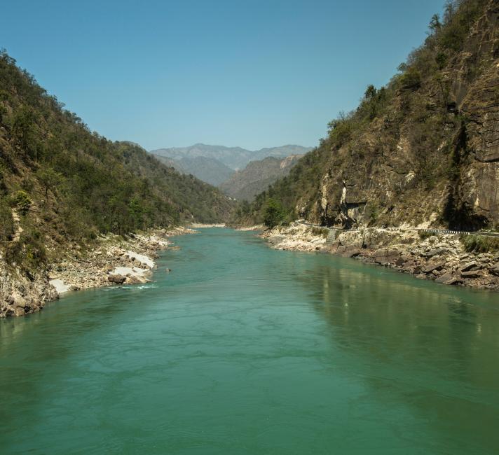 River Ganga, near Rishikesh, India