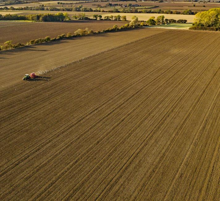 Farmland covers 70% of the UK