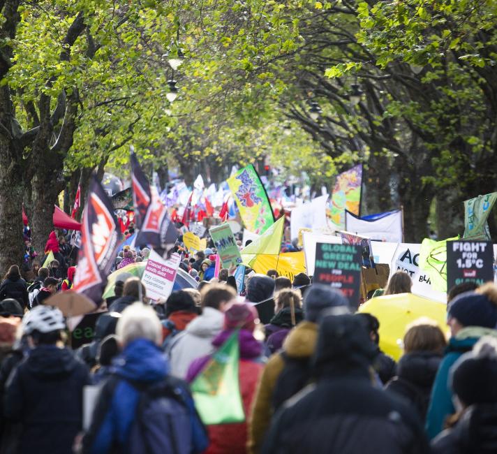 Protesting for COP26