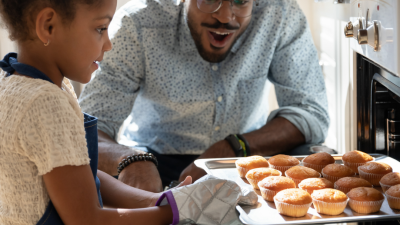 WWF baking cupcakes