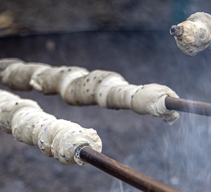 Twister dough over a fire Twister dough over a fire