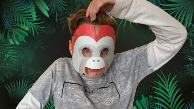 Orangutan mask Orangutan mask