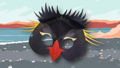 rockhopper penguin mask rockhopper penguin mask
