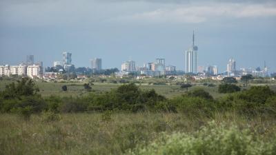 A short drive from Nairobi's central business district, the park is home to Rhinos, Lions, Leopards, Cheetahs, Hyenas, Buffaloes, Giraffe, and hundreds of bird species.