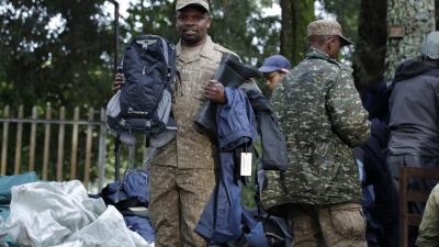 Census Teams getting field equipment