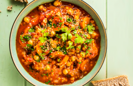 Hearty Cowpea Lentil Stew