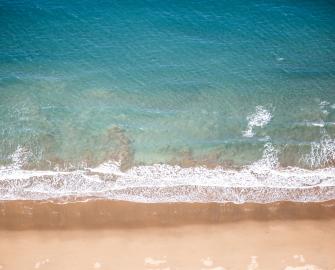 Shoreline of Curtis Island, Queensland, Australia