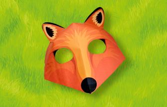 Red fox mask