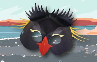 rockhopper penguin mask