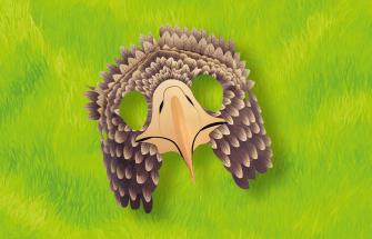 White tailed eagle mask