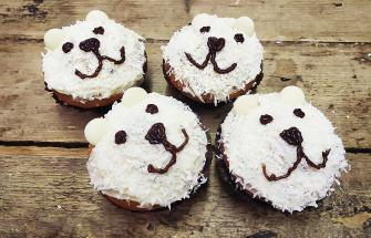 polar bear cubcakes