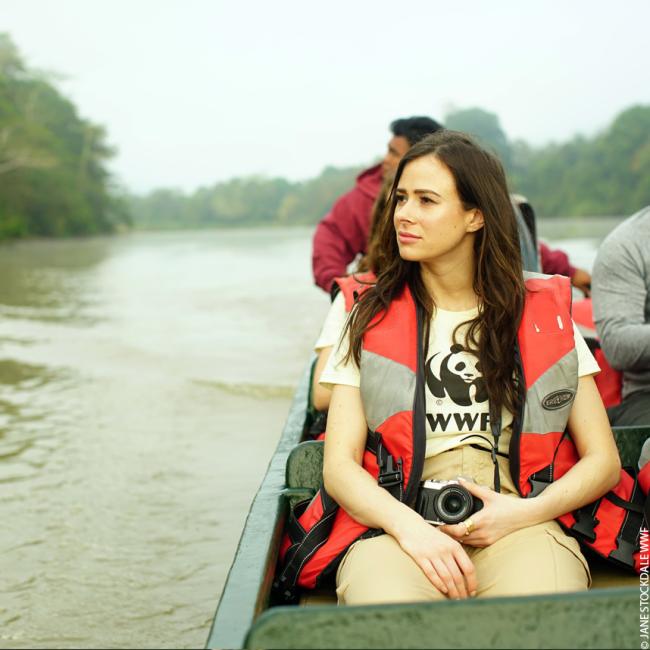 Camillia Thurlow in Borneo