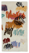 Bernard Frize What the Tiger Says: Bengali: gorgon, Finnish: grrrrrr, Thai: ai hhoun houn. For how many times?, 2018-2019