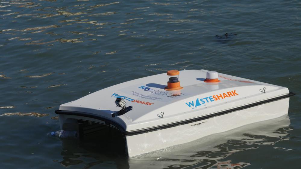 WWF and Sky launch WasteShark marine robot | WWF
