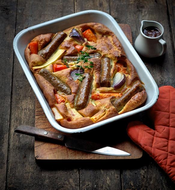 Quorn meat toad in the hole with root vegetables | WWF
