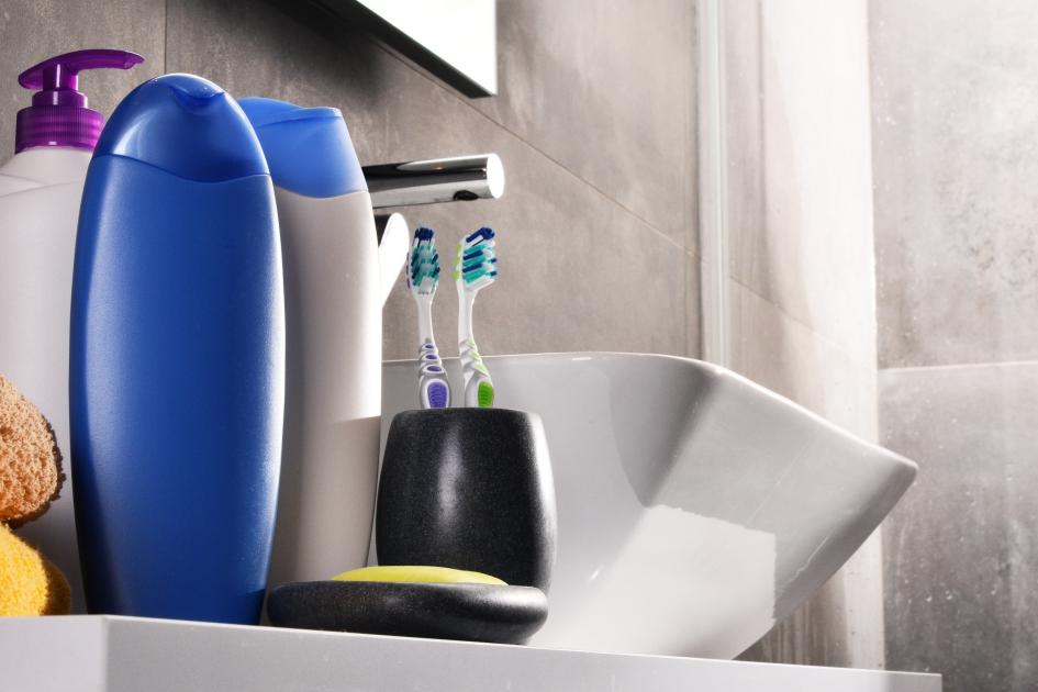 Bathroom-ready recycling