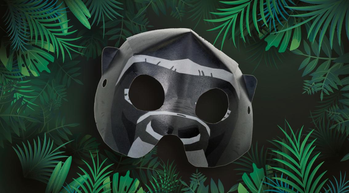 Craft your own gorilla mask | WWF craft-your-own-gorilla-mask-wwf