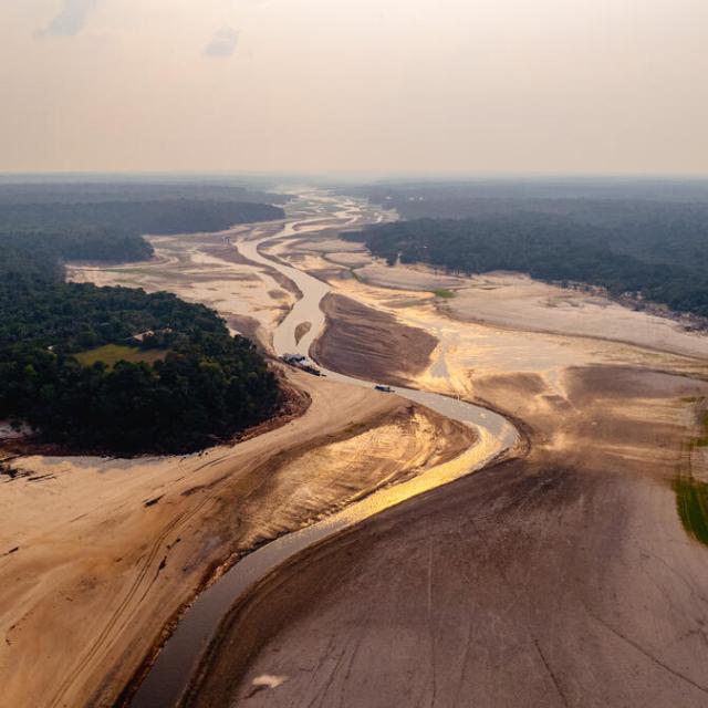 Negro river drought Amazon