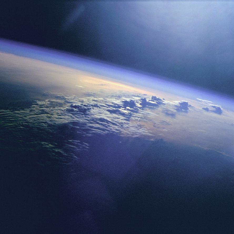 Planet earth view from space