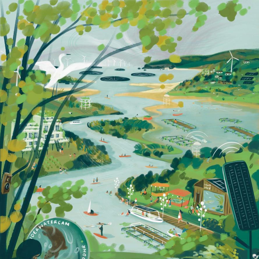 Pembrokeshire Illustration © Jasmine Hortop