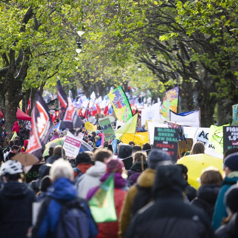 Protesting for COP26