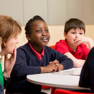 Schools exploring the world of WWF © Richard Stonehouse / WWF-UK