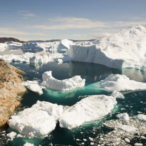 Icebergs from the Jacobshavn glacier, Ilulissat, Greenland