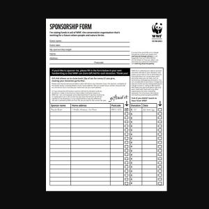 WWF Events Sponsorship Forms