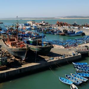 Fishing port of Essaouira, Morocco