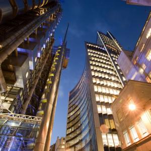 The Lloyds insurance building in the City of London, UK.