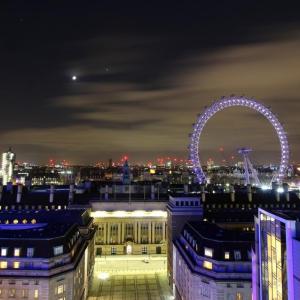 London skyline at night for Earth Hour 