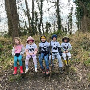 Children on Big Winter Wander