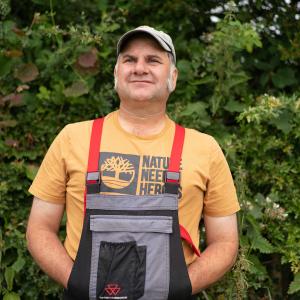 James Robinson, farmer from Strickley Farm, Cumbria, England